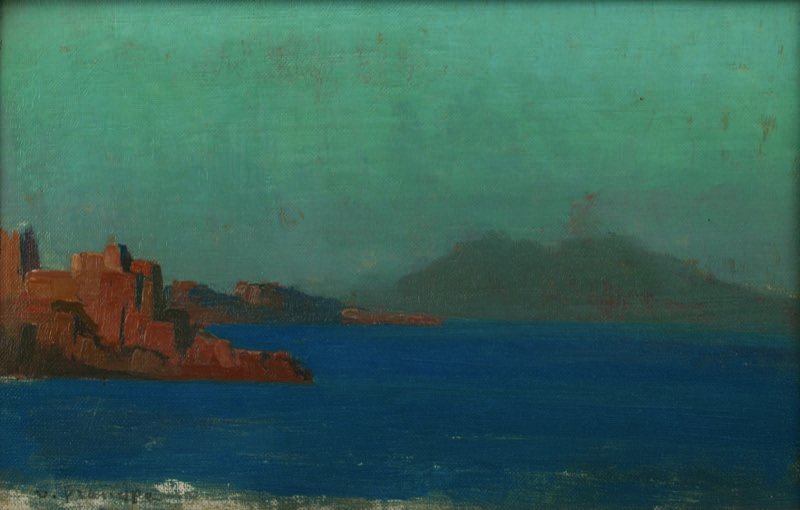 1925 - Procida. Tramonto d'estate